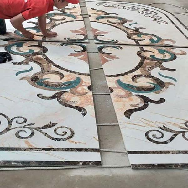 mẫu nền nhà dá marble hoa văn đep